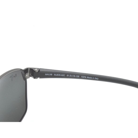Maui Jim The Bird Mj 835-02C Dark Gunmetal / Neutral Grey Polarized - Picture 5 of 6